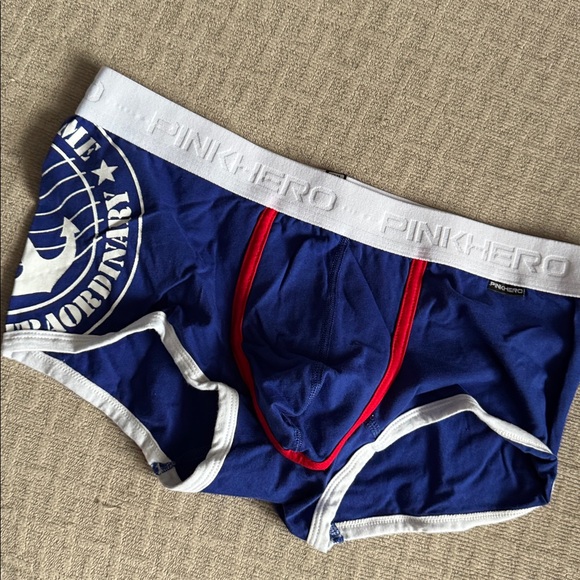 Men's Pink Hero Underwear Set - White, Blue, Yellow - Picture 4 of 9